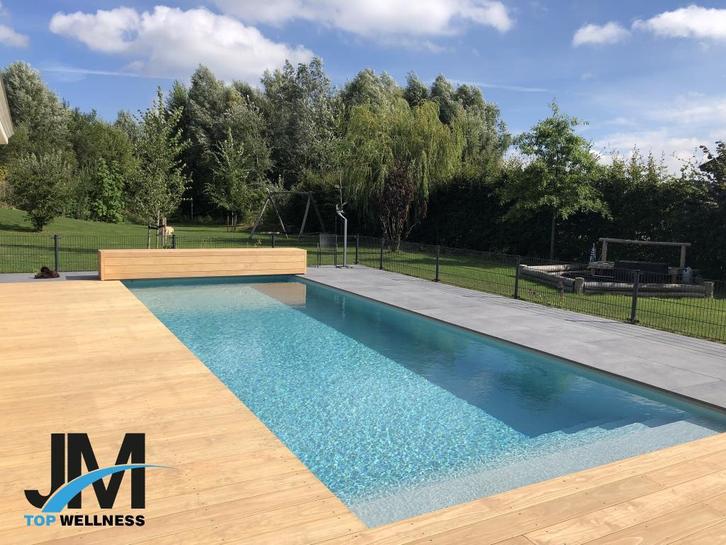 ZWEMBADEN HDPE GOEDKOOPSTE BENELUX BESTEL NU EN ZWEM IN FEB, Tuin en Terras, Zwembaden, 400 cm of meer, Rechthoekig, Nieuw, Inbouwzwembad