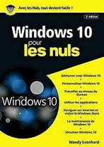 Windows 10 pour les nuls  Book, Zo goed als nieuw, Verzenden