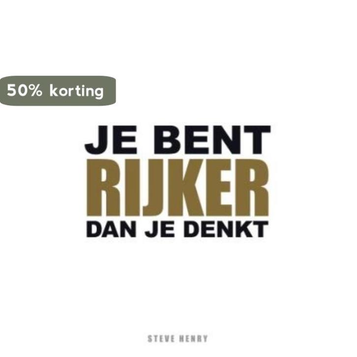 Je bent rijker dan je denkt 9789045310541 Steve Henry, Livres, BD, Envoi
