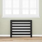 vidaXL Radiator Cover Zwart Eiken 104 x 20 x 82 cm Bewerkt, Bricolage & Construction, Chauffage & Radiateurs, Verzenden