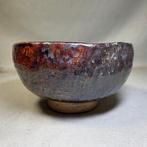 Kiyomizu Wear - Signed, Amber Glaze, Aragezuri - Theekom -