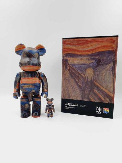 Medicom Toy x Edvar Munch - Be@rbrick Edvar Munch  Scream, Antiek en Kunst, Kunst | Schilderijen | Modern