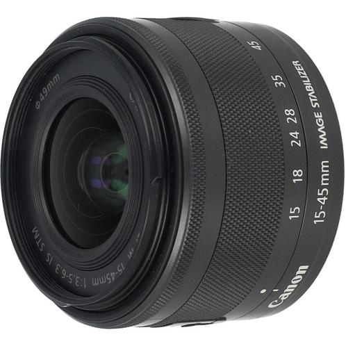 Canon EF-M 15-45mm F/3.5-6.3 IS STM occasion, Audio, Tv en Foto, Foto | Lenzen en Objectieven, Zo goed als nieuw, Verzenden