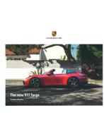 2021 PORSCHE 911 TARGA HARDCOVER BROCHURE ENGELS (UK), Boeken, Ophalen of Verzenden, Nieuw