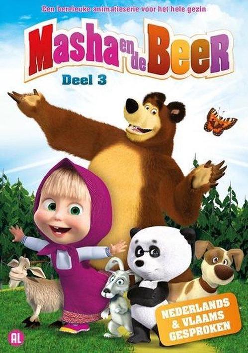 Masha en de beer deel 3 (dvd tweedehands film), Cd's en Dvd's, Dvd's | Actie, Ophalen of Verzenden