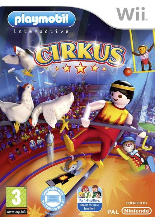 Playmobil Circus-Standaard (Wii) Gebruikt, Games en Spelcomputers, Games | Nintendo Wii, Ophalen of Verzenden