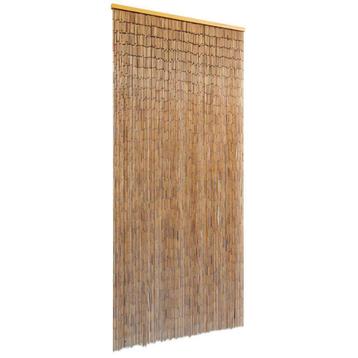 vidaXL Deurgordijn 90x200 cm bamboe, Verzenden