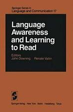 Language Awareness and Learning to Read. Downing, J.   New., Downing, J., Verzenden