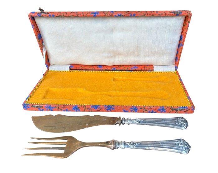 Serveerset voor vis - Zilver, Metaal, Antiquités & Art, Antiquités | Argent & Or