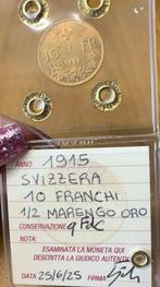 Suisse. 10 Francs 1915 B Bern, Postzegels en Munten
