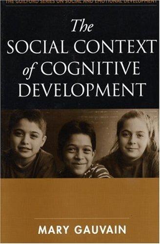 The Social Context of Cognitive Development 9781572306103, Boeken, Overige Boeken, Gelezen, Verzenden