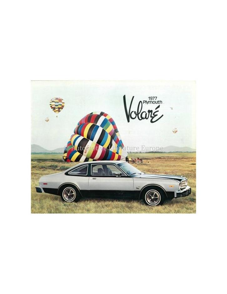 1977 PLYMOUTH VOLARÉ BROCHURE ENGELS, Boeken, Auto's | Folders en Tijdschriften