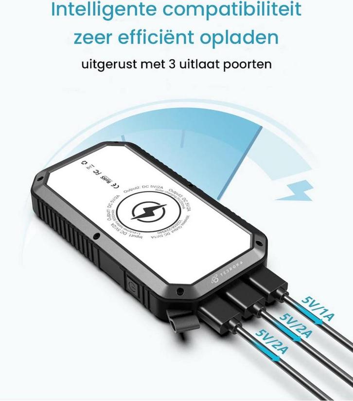 TEDROKA ES981S POWERBANK, Telecommunicatie, Powerbanks, Zo goed als nieuw, Verzenden