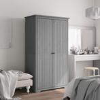 vidaXL Garde-robe BODO gris 99x53,5x173 cm bois massif, Verzenden, Neuf