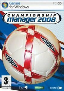 Championship Manager 08 (PC CD) PC, Games en Spelcomputers, Games | Pc, Gebruikt, Verzenden