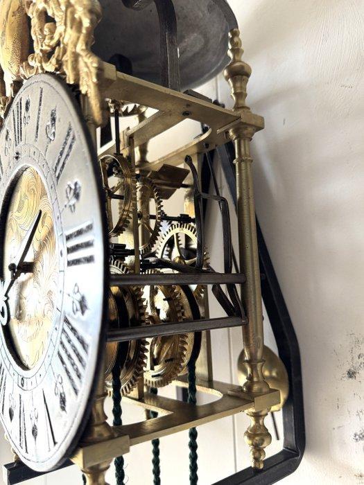 Lantaarnklok - Messing, Tin - 1750-1800 - Franse Lantaarn, Antiek en Kunst, Antiek | Klokken
