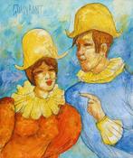Gérard Gouvrant (1946) - Les Deux Amis, Antiek en Kunst, Kunst | Schilderijen | Klassiek