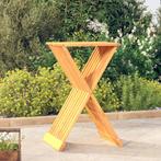 vidaXL Tabouret pliant 40x32,5x70 cm Bois massif de teck, Verzenden