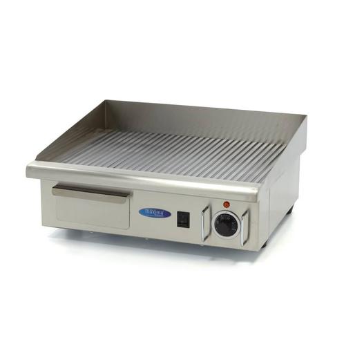Grillplaat - Gegroefd - 55 cm - incl. Opvangbak, Elektronische apparatuur, Grillplaten, Tafelgrill, Nieuw, Verzenden