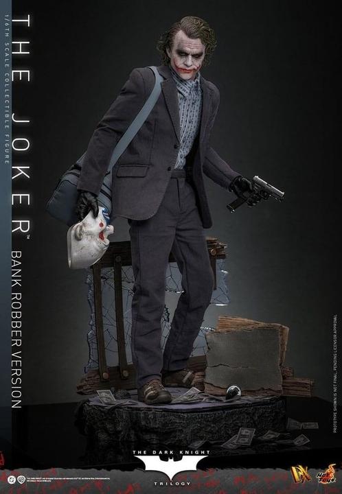 The Dark Knight DX Action Figure 1/6 The Joker (Bank Robber, Verzamelen, Film en Tv, Ophalen of Verzenden