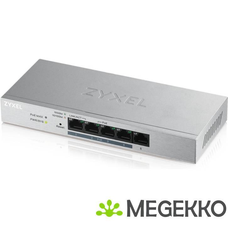 ZyXEL GS1200-5HP v2 Managed Gigabit Ethernet (10/100/1000), Computers en Software, Overige Computers en Software, Nieuw, Verzenden