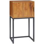 Bijzettafel - Stijlvol Design - Industrial Chic - Zwart, Huis en Inrichting, Ophalen of Verzenden, Nieuw, Modern
