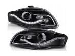 LED DRL koplamp units Black geschikt voor Audi A4 B7, Auto-onderdelen, Verzenden, Nieuw, Audi