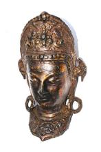 Buddha Tara ouder wandbeeld van bronslegering, 18 cm, Newar, Antiek en Kunst