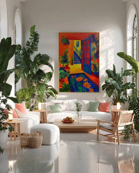 E. García - UN ESPACIO CÁLIDO XL (NO RESERVE), Antiek en Kunst, Kunst | Schilderijen | Modern