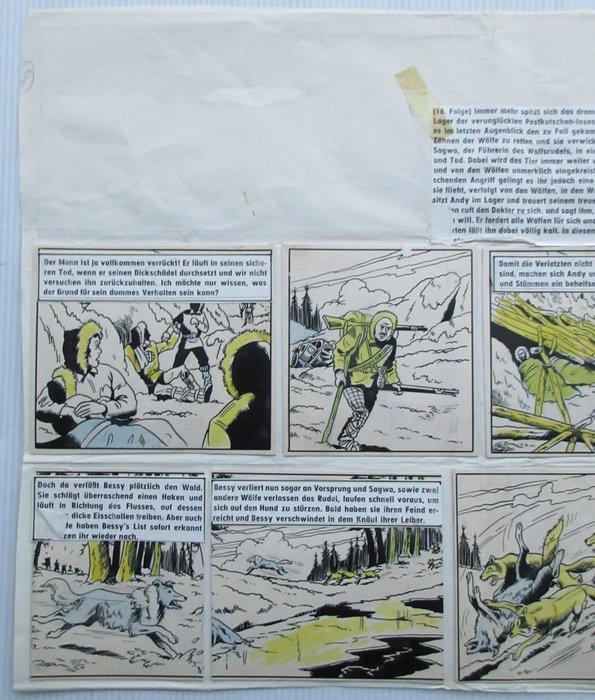 Wirel - 1 Original page - Bessy - De laatste diligence -, Livres, BD