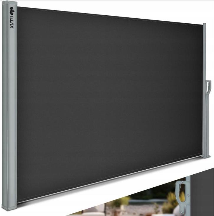 Windscherm uittrekbaar - Oprolbaar - Uitschuifbaar - Camping, Tuin en Terras, Schaduwdoeken, Nieuw, Verzenden