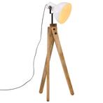 vidaXL Vloerlamp 25 W E27 45x45x120 cm wit, Verzenden, Nieuw