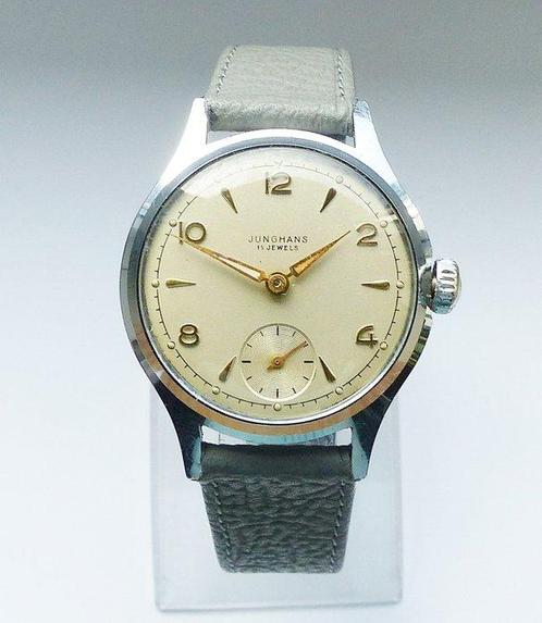 Junghans - Formwerk Classic 15Rubis - Zonder Minimumprijs -, Handtassen en Accessoires, Horloges | Heren