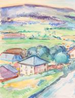 Freek van den Berg (1918-2000) - Dorp met uitzicht op de