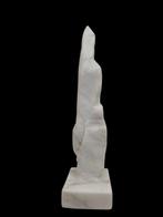 Sculpture, Modernist Marble Sculpture - Spirit of Flight -