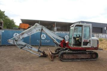 Veiling: Rupsgraafmachine Takeuchi TB 175 Diesel 2008, Ophalen