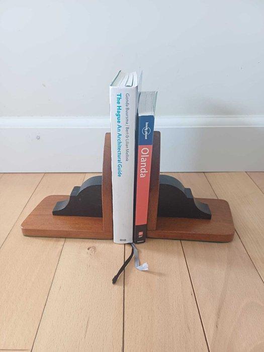 Serre-livres (2) - Teck - Restauré, Antiek en Kunst, Kunst | Designobjecten