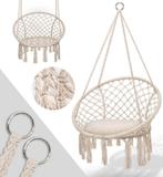 Tillvex® Hangstoel - Binnen & Buiten - Tot 150kg - Beige, Tuin en Terras, Verzenden, Nieuw