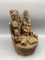 famille -royale -terre cuite -yoruba -nigeria - famille