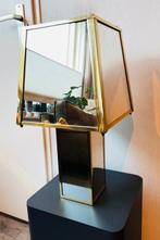 Lampe de table - Laiton - Lampe miroir de style Willy Rizzo