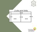 Leren elementenbank Flow - element 2 zits arm links, Antiek en Kunst, Ophalen of Verzenden