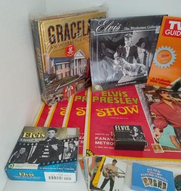 Elvis Presley - Lot van 18 Elvis Presley memorabilia beschikbaar voor biedingen