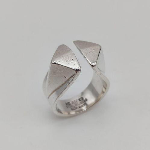 Zonder Minimumprijs - Other brand - Ring - Prism Zilver -, Handtassen en Accessoires, Ringen
