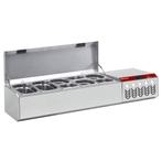 Gekoelde structuur GN 5x1/4 , met deksel, Verzenden, Nieuw in verpakking, Koelen en Vriezen