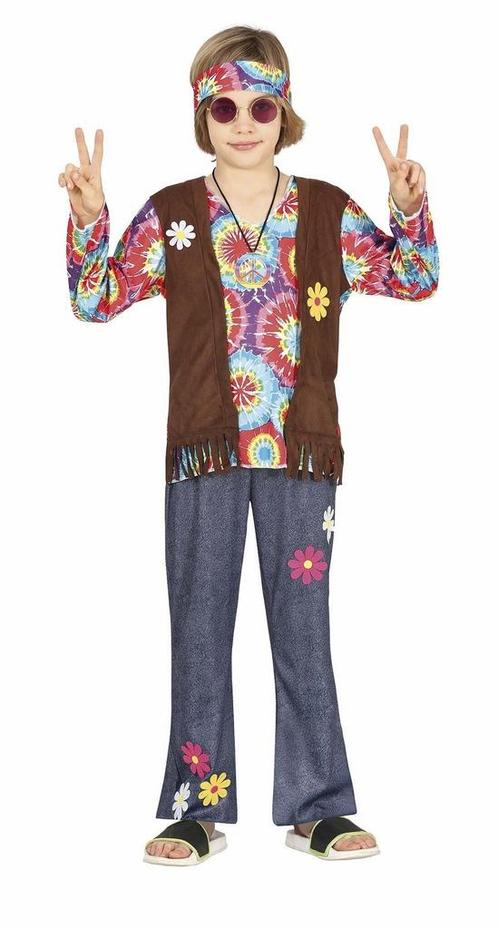 Hippie Kostuum Jongen Bloemen, Enfants & Bébés, Costumes de carnaval & Déguisements, Envoi