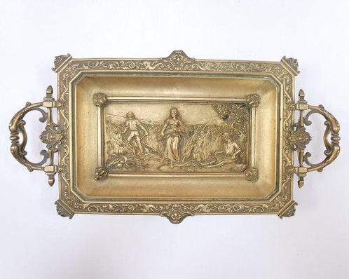 With signature: Marcel Debut - Reliëf, Bas relief, plateau,, Antiek en Kunst, Antiek | Overige Antiek