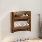 vidaXL Schoenenkast met plank Oudhout 60 x 18 x 60 cm, Verzenden