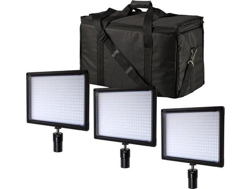 Bresser Studio Continu Lamp SH-360A Bi-Color LED Set (3x, Huis en Inrichting, Woonaccessoires | Overige, Zo goed als nieuw, Verzenden