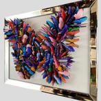 AmsterdamArts - White Louis vuitton 3D butterfly mirror, Antiquités & Art, Art | Peinture | Moderne