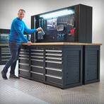 Datona Werkbank PRO – eiken werkblad – 36 lades – met, Doe-het-zelf en Bouw, Ophalen of Verzenden, Nieuw